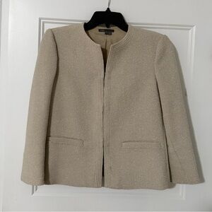 Vince Cream Cropped Blazer Size 4